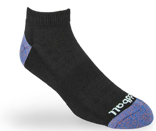 Men's Performance No-Show Socks – XXL Size 15–18 – 3-Pack Coolmax Padded Athletic Socks for Big Feet Comfort2