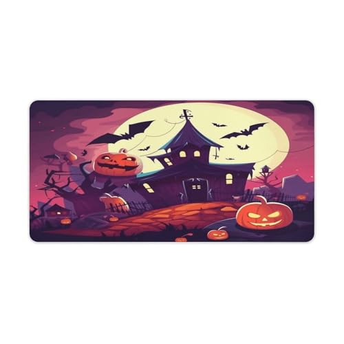 Tapete Para Escritorio Happy Halloween Grande Rubber Base