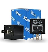 Amazon.com: HiSport 12V 2 PIN Adjustable Electronic Flasher Relay