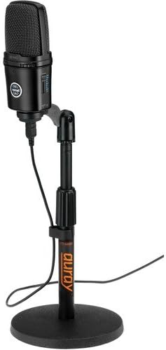 Auray TT-6220 Telescoping Tabletop Microphone Stand (Black)