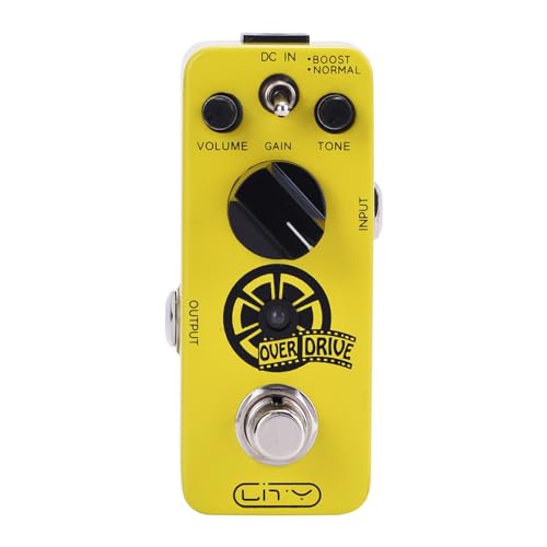 Overdrive Pedal for Electric Guitars with 2 Modes of Boost and Normal, An Overdrive Sound of Tube...
