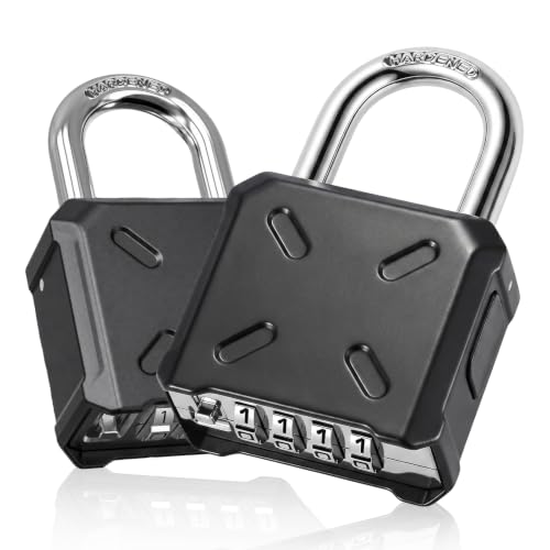 Diyife Heavy Duty Padlock with Hardened Steel, Outdoor Combination Padlock