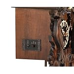 Kintrot Cuckoo Clock, Traditional Black Forest Handcrafted Wooden Quartz Clock for Wall Antique Decroration with Maple Leaf Pendulum, 12 Melodies, Night Sensor and Singing Bird - Image 3