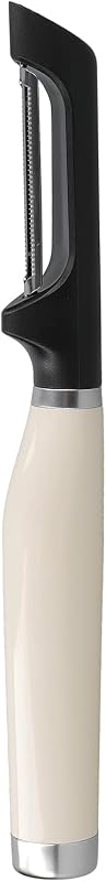 KitchenAid Euro Peeler, Stainless Steel Swivel Peeler for Fruit and Vegetables – Almond Cream