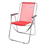 alu campingstuhl klappstuhl Das Gestell lässt sich leicht zusammenfalten (54 x 8 x 68 cm) und lässt sich dank des integrierten Tragegriffs wie eine Handtasche transportieren