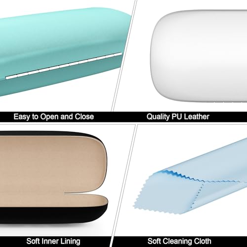 Image of Eyeglasses Case, Hard Shell Protective Case for Glasses, Unisex for Women Men