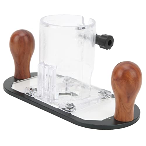 TTOCAR Handheld Router Plunge Base,Handheld Trimming Plunge Base Carving Milling Router Trimmer Plunge Base Woodworking Router Power Tool for 65mm Trimming Machine