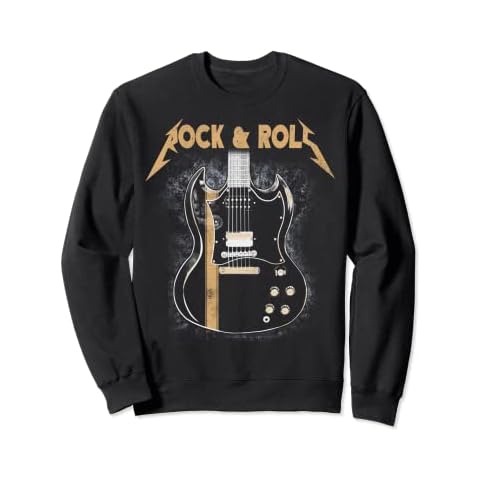 Sweatshirt Rock & Roll Vintage Cover