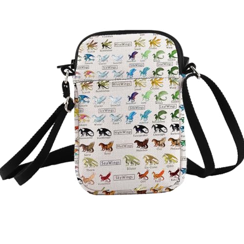 PXTIDY Dragon Novel Crossbody Bag Dragon Character Lover Gift Dragon Novel Party Themed Bag Gift