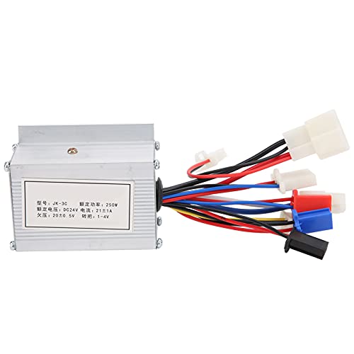 24V 250W モーターブラシ付きコントローラーボックス電動スクーター電動自転車三輪車モーターアクセサリー用