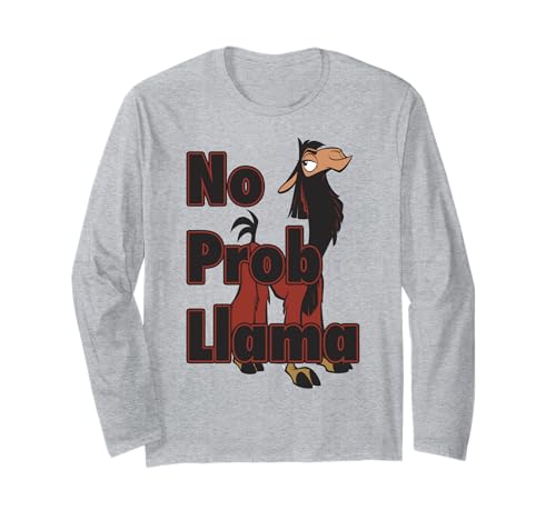 T-shirt Disney Kuzco no prob llama à manches longues pour homme et femme