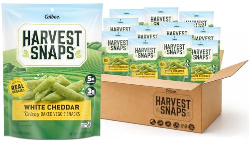 Harvest Snaps Veggie Chips (White Cheddar Snack Crisps) | Powered...