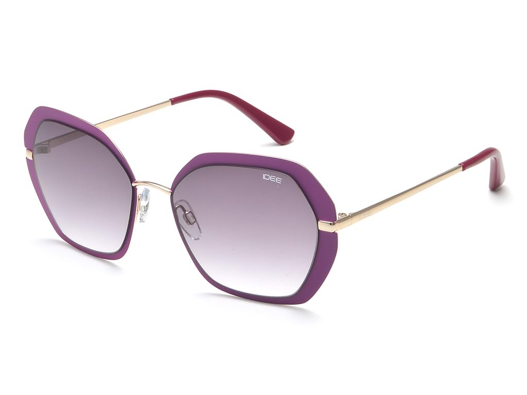 idee 100% UV protected sunglasses for Women | Size- Large | Shape- Pentagon | Model- IDS2910C3SG-picture-38