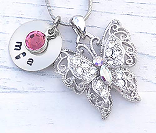 Butterfly Necklace | Butterfly Charm | Butterfly Gifts | Butterfly Jewelry | Christmas gifts for mom | Christmas gifts for her
