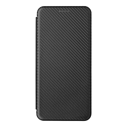 Smartphone Flip Cases For Cubot X50 Case, Luxury Carbon Fiber Pu+Tpu Hybrid Case Full Protection Shockproof Flip Case Cover For Cubot X50 Flip Cases (Color : Black) #TOP2