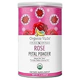 Organic Veda Rose Petal Powder - Pure 100% Organic USDA Certified Rose Powder for Homemade Facemasks and Face-Packs – Natural Skin Toner, Promotes Radiant Glowing Skin - 1 LB (454 Grams)