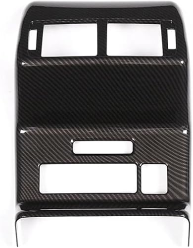Pegatina de consola para Range Rover Velar en acabado de carbono premium