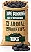 10kg Bag of Premium BBQ Charcoal Briquettes, Hotter Longer Burning Constant High Temperature Barbecue Charcoal, Perfect for Outdoor Grills (1 x 10kg Bag)