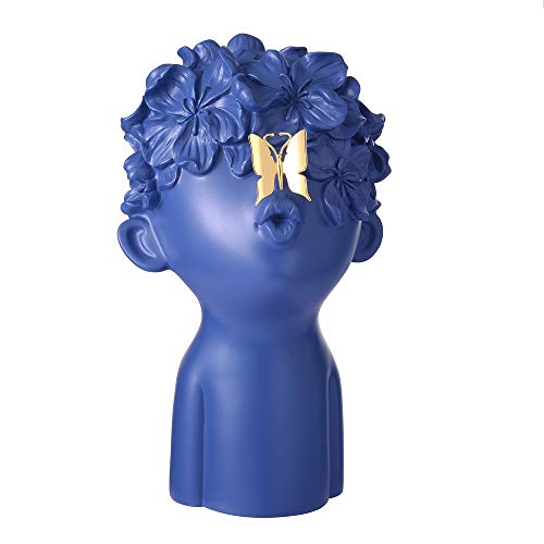 Notakia Creative Resin Character Statues Home Decor Living Room Wine Cabinet Bar Decoration Birthday Gift (One Blue Big Size) #TOP8