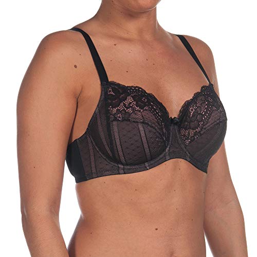 Selene ENMA, Sujetador Copa Foam con Aros Para Mujer, Negro, ES 110C