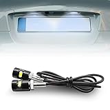 2PCS License Plate Light, Super Bright 12V White LED Bulb License Screw Bolt LED, Waterproof License