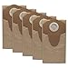 Parkside - 5 Sacchetti per aspirapolvere e aspiraliquidi, Parkside Lidl, aspirapolvere PNTS 1400, 1500 A1, B1, B2, B3, C1, C3, D1, E2, tutti i modelli