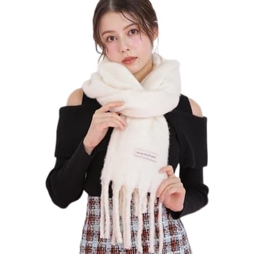 [ジル バイ ジルスチュアート] ループヤーンフラッフィーストール ホワイト FR - JILL by JILLSTUART(ジル バイ ジルスチュアート) - 商品画像