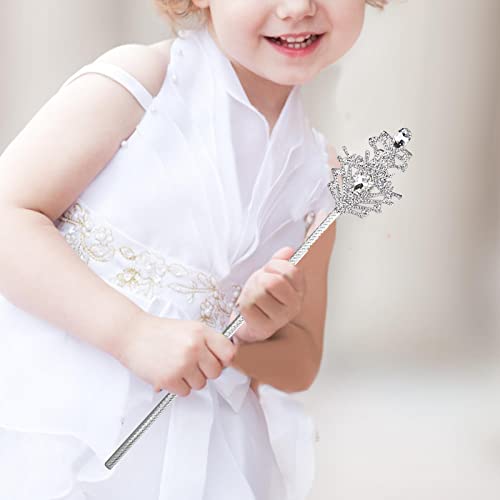 Sceptre couronne cristal cuivre costume accessoire décoratif pour fête et cosplay - 5