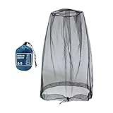 Genérico Sombrero con Mosquitera | Protector Antimoscas Transpirable con Cordón Ajustable - Gorra de Red para la Cabeza - para Hombres Mujeres Jardinería Senderismo Acampar Playa