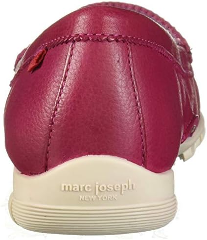 Marc Joseph New York Women's Leather Made in Brazil Mott Street Golf Shoe, Sangria Grainy, 6 M US | Image 2