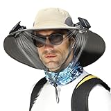 ESTATE SENZA SUDORE: il nostro cappello a ventola solare a tesa larga è dotato di una fascia tergisudore traspirante e di materiale traspirante, che ti mantiene fresco e comodo anche nel caldo torrido. Le superfici idrorepellenti ti assicurano di rimanere asciutto anche in caso di piogge improvvise.