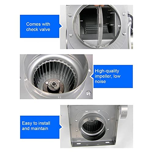 Mini extracteur dissimulé de 4 pouces avec ventilateur de ventilation compact - 6