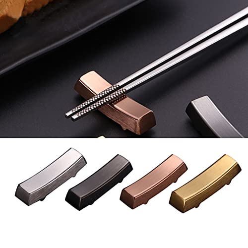 Dsxnklnd Suporte de caneta para garfo de colher em aço inoxidável para decoração de mesa, descanso d