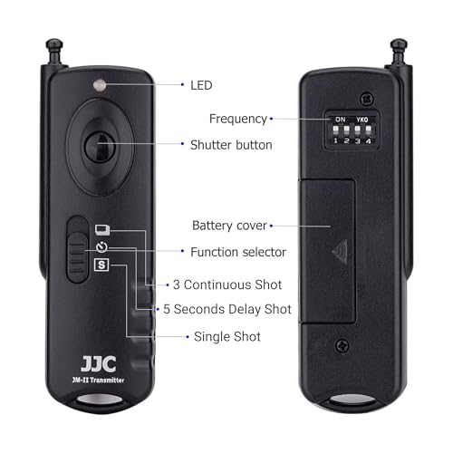 image for JJC Radio Wireless Remote Control Shutter Release for Canon EOS Rebel 