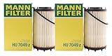 Set of 2 Engine Oil Filters for Audi Cayenne Macan Panamera