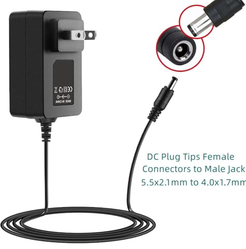 Image of MX DC Power Adapter - 5.0 x 1.00 mm Pin Male to 5.5 x 2.1 mm Female Connector, Barrel Plug Converter for Electronics, DIY Projects, Power Supplies - Pack of 2