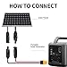 ZkeeShop Solar to XT60 Charge Extension Cable 25FT 12AWG XT60 Adapter to Solar Panel Connector Cable Compatible with Ecoflow River Delta Series Bluetti Power Station Solar Panel 7.62m (12AWG)/25FT