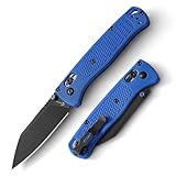 Pocket Folding Knife, 2.93' Stainless Steel Blade Small Pocket Knife for Men Women,Folding Knife with Pocket Clip and Axis Lock,Sharp Camping Hiking Fishing Survival EDC Knives (Blue)