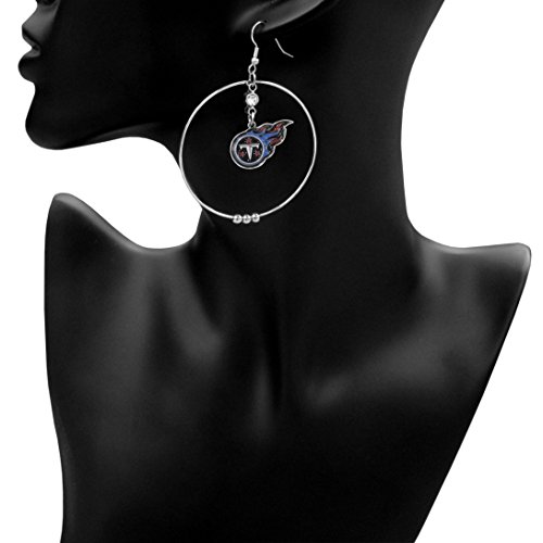 Image of NFL 2-Inch Hoop Earrings