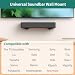 HomeMount Universal Soundbar Wall Mount, Metal Holder, Depth to 170mm