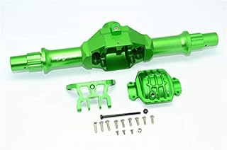 Axial Yeti XL Monster Buggy Upgrade Parts Aluminum Rear Gear Box (With Cover) - 1 Set Green