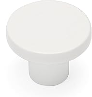 Vista 8 de Ravinte - Paquete de 5 tiradores de gabinete negros para cocina, redondos, tiradores para cajones de cómoda, tiradores para puertas de armario