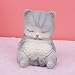 Produktbild HGFJG Nette Schlafende Katze Nach Hause Ornamente Harz Tier Schlafzimmer Auto Ornamente Spielzeug Sparschwein Kinder Weihnachten Neujahr Geschenke Puppen