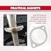 2 PCS Standard Exhaust Manifold Gasket 3