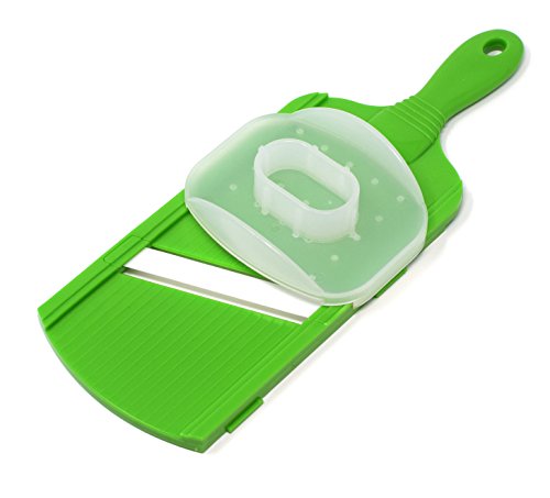Mandolin Slicer with Ceramic Blade and Hand-guard