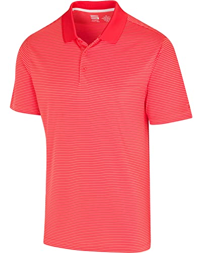 Three Sixty Six Quick Dry Golf Shirts for Men - Moisture Wicking Short-Sleeve Casual Polo Shirt