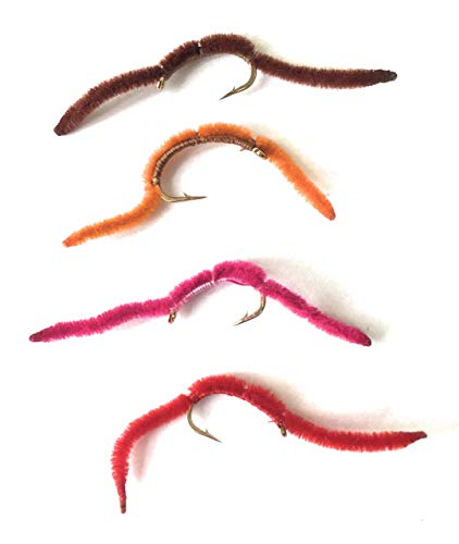 Gusanos de San Juan para Pesca de truchas y tímalos, Pack de 9, tamaño 8 - 12 Cover