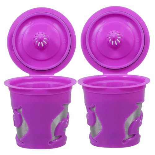 2Pcs Reusable Coffee Filters Wear Resistant Coffee Strainers Drainers for Convenient Brewing Multi Function Coffee Filter Cups