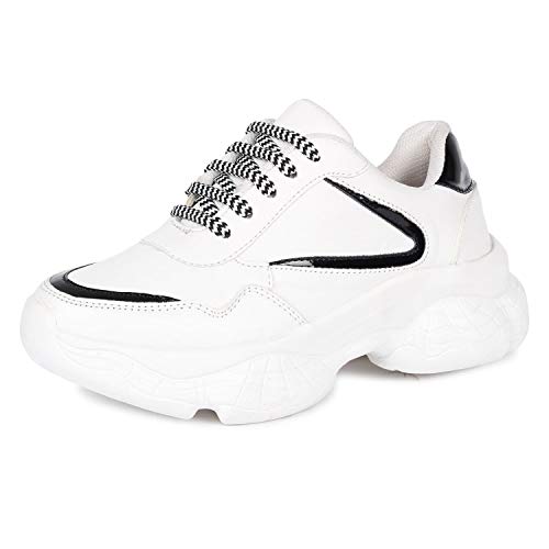 Bella Toes Women White Pink Casual Sports Shoes Sneakers 6011