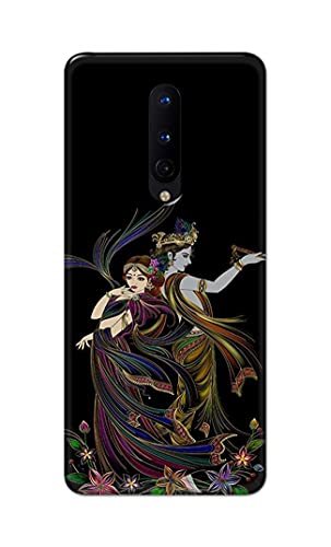 Image of Lord Radha and Krishna Hard Back Case Cover for OnePlus 8 (6.55 inch) Back Cover -(J5) VNS2223